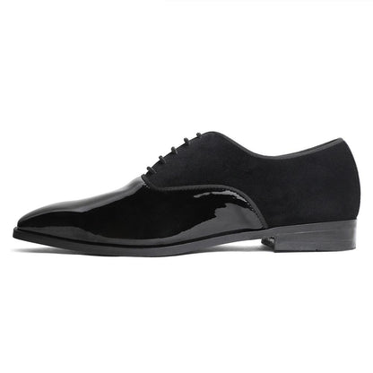 Garret - Patent Velvet Oxford Lace-up