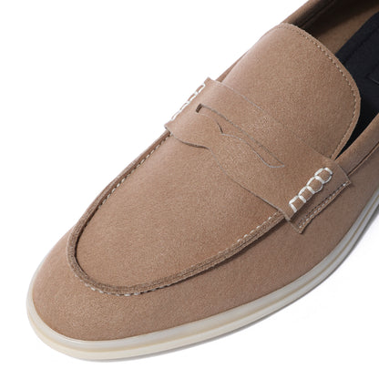 Horizon Penny - Toffee Beige Suede Loafer