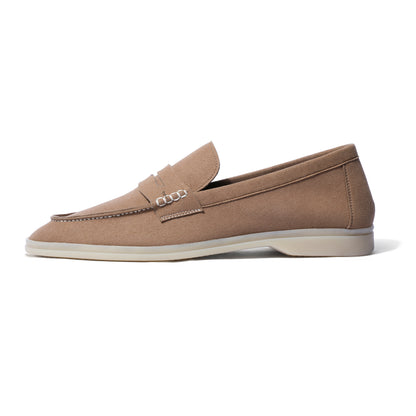 Horizon Penny - Toffee Beige Suede Loafer