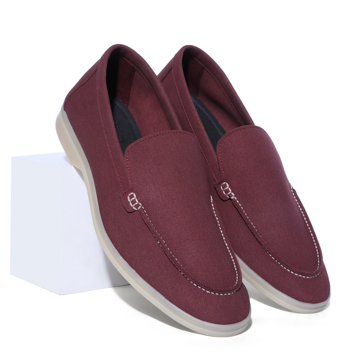 Horizon Classic - Deep Merlot  Suede Loafer