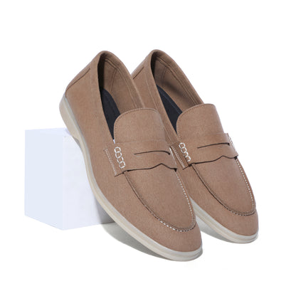 Horizon Penny - Toffee Beige Suede Loafer