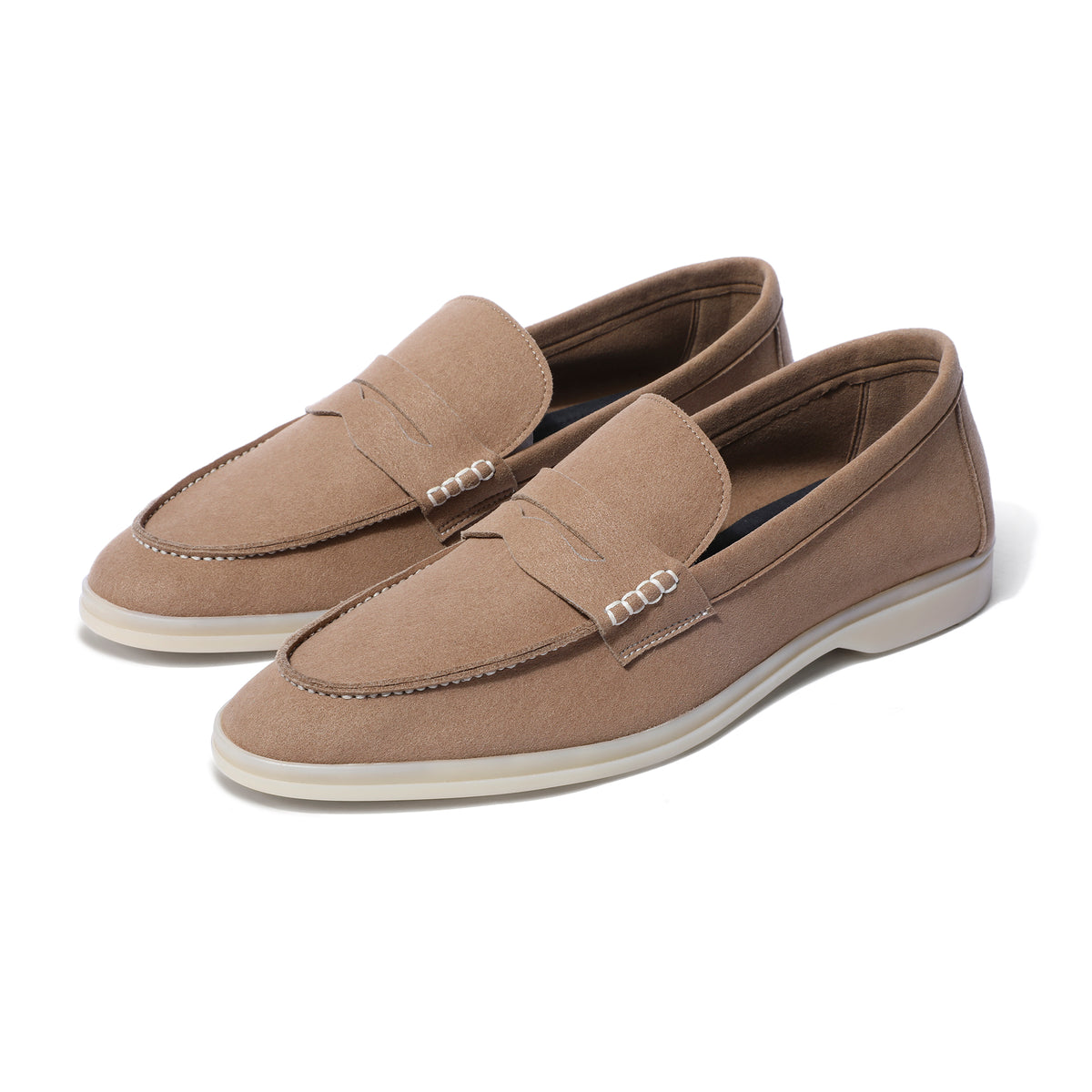 Horizon Penny - Toffee Beige Suede Loafer