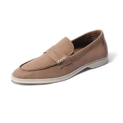 Horizon Penny - Toffee Beige Suede Loafer