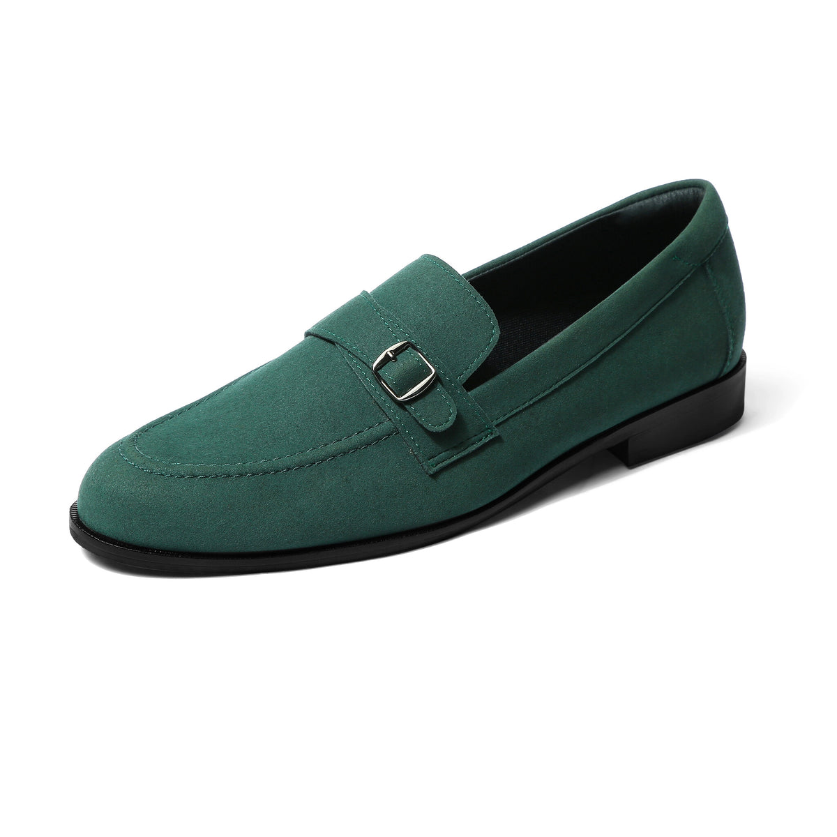 Rubio - Green Suede Single Monk