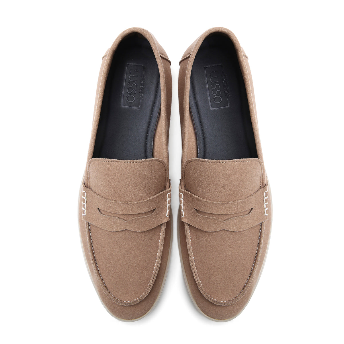 Horizon Penny - Toffee Beige Suede Loafer