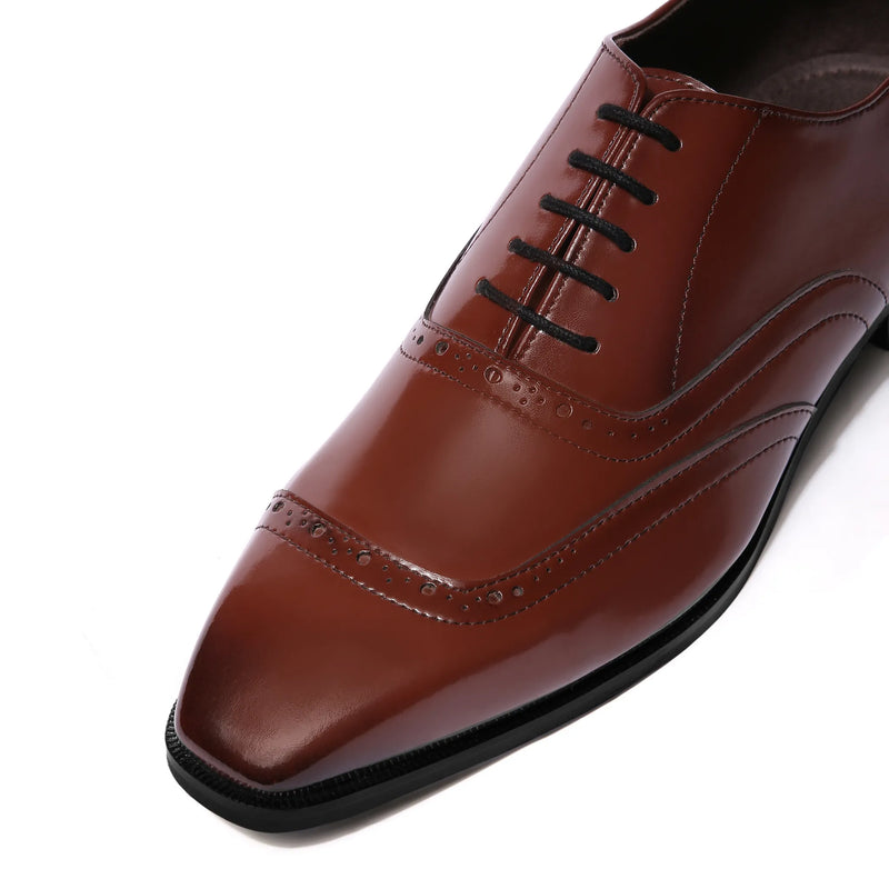 Sicko - Tan Oxford Lace-up