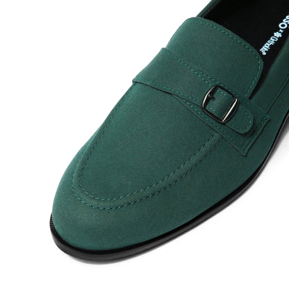 Rubio - Green Suede Single Monk