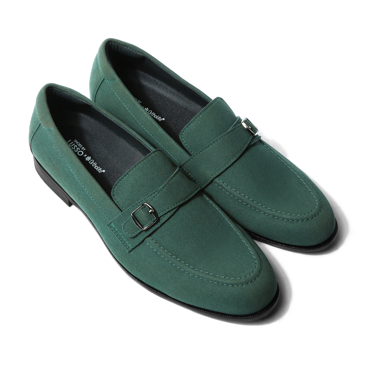 Rubio - Green Suede Single Monk