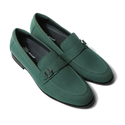 Rubio - Green Suede Single Monk
