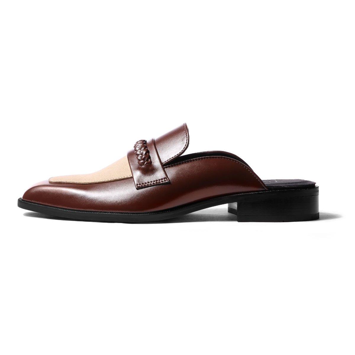 Saran - Beige Tan Mules