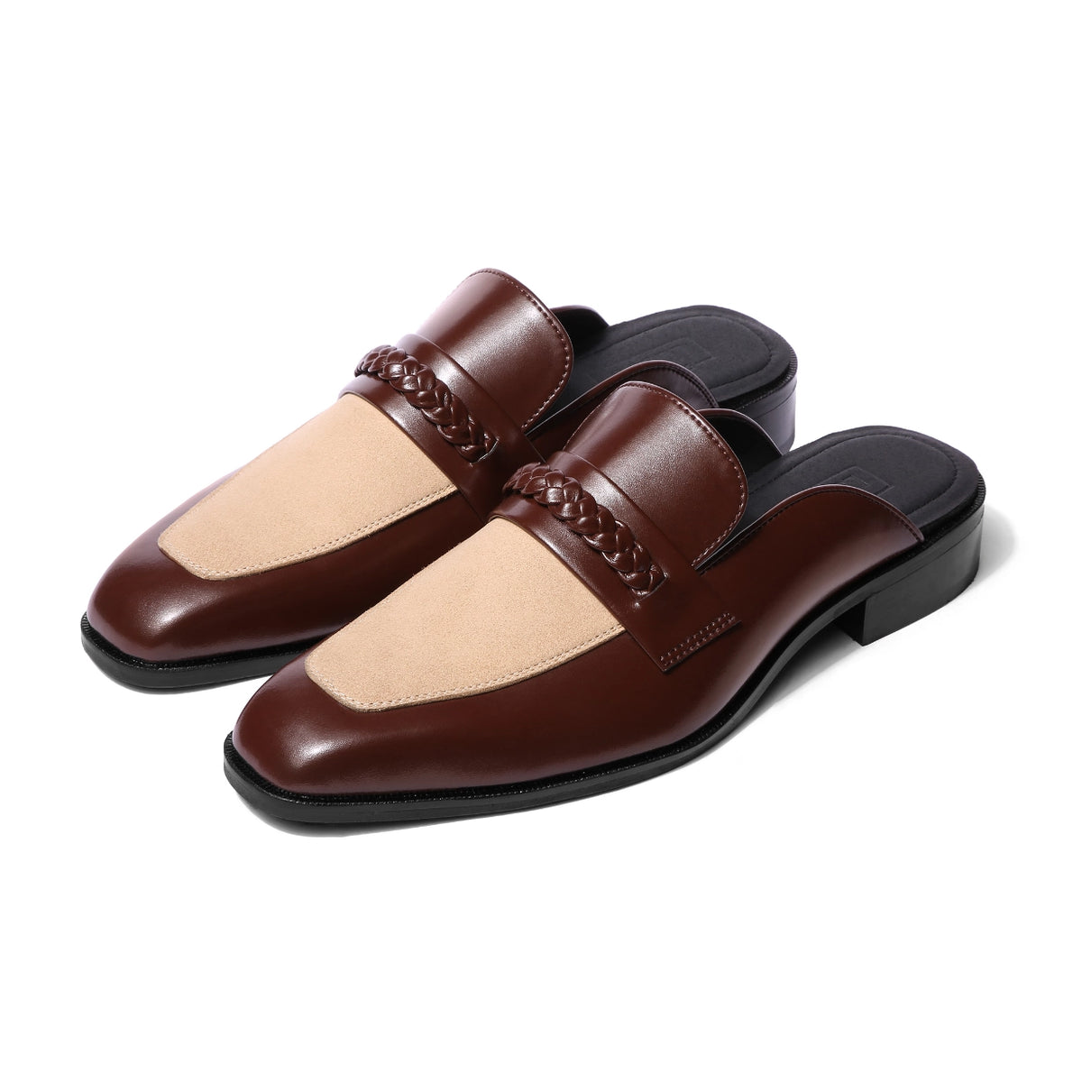 Saran - Beige Tan Mules