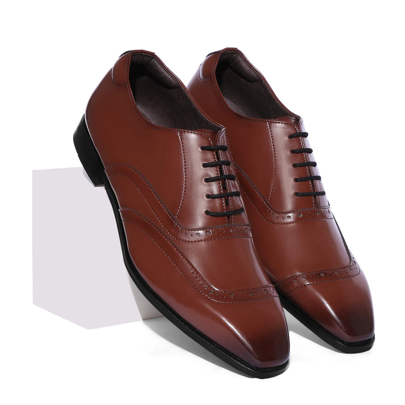 Sicko - Tan Oxford Lace-up