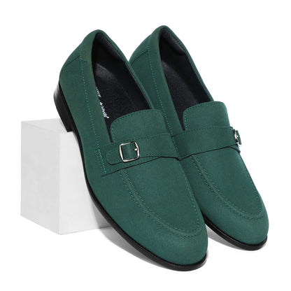 Rubio - Green Suede Single Monk