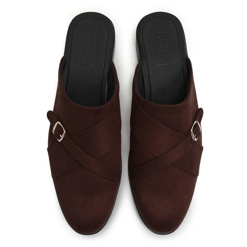 Mason - Brown Suede Mules