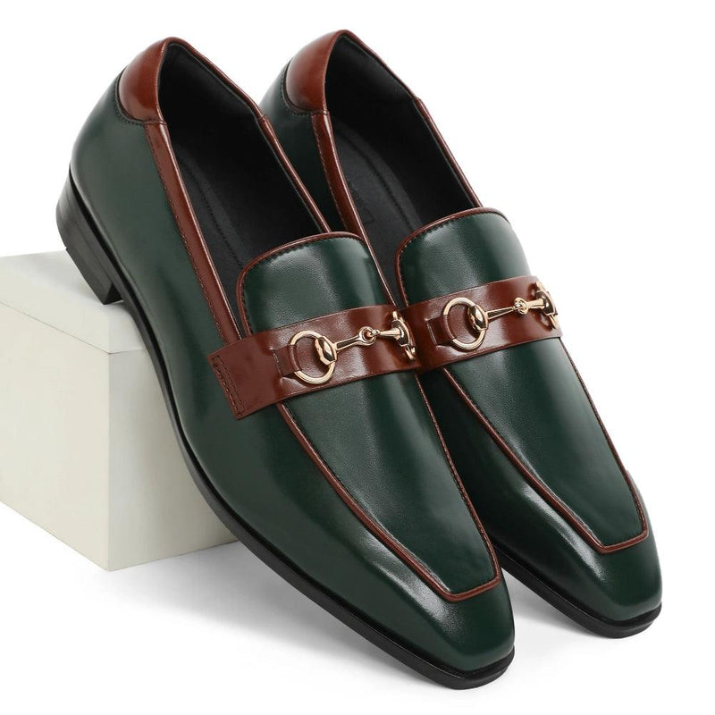 Giovanni - Green Horsebit Slip On