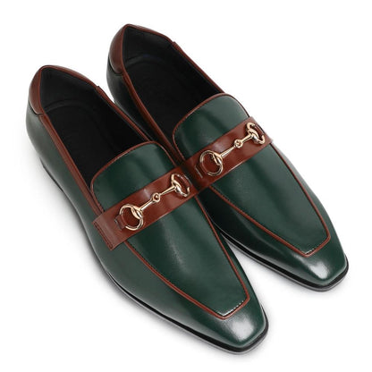 Giovanni - Green Horsebit Slip On