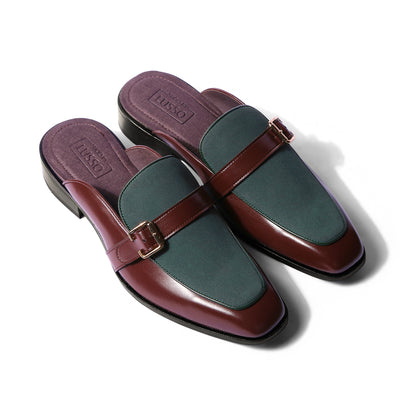 Marlen - Green Suede Mule