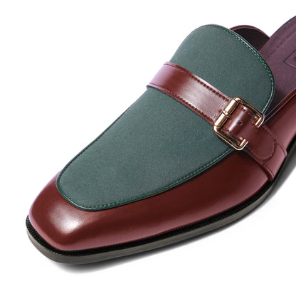 Marlen - Green Suede Mule