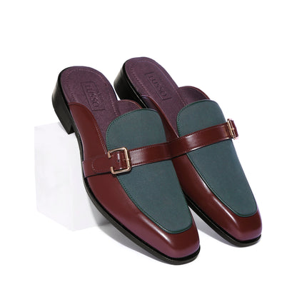 Marlen - Green Suede Mule