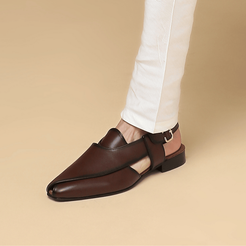 Peshawar | Tan Pathani Sandal