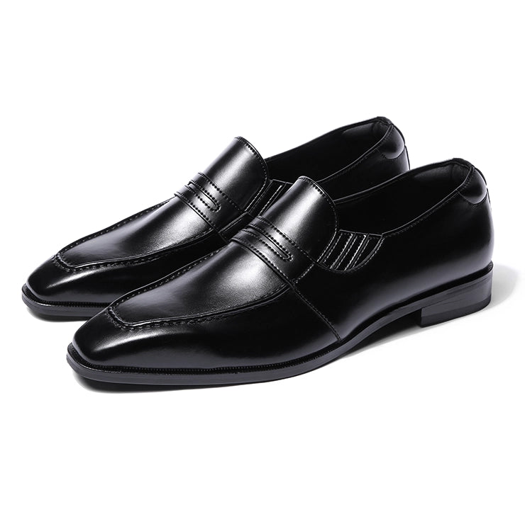 Dayton - Lazyman Black Penny Loafers