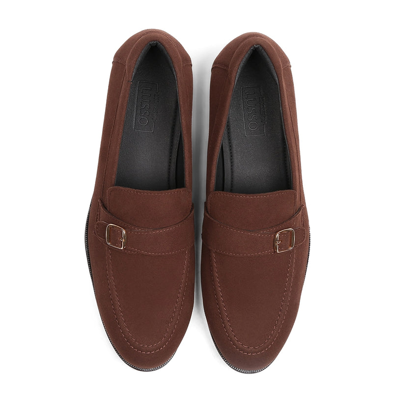 Rubio - Brown Suede Single Monk