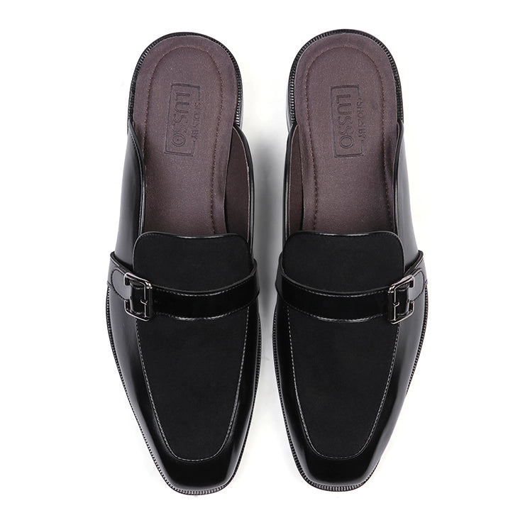 Marlen - Black Suede Mule