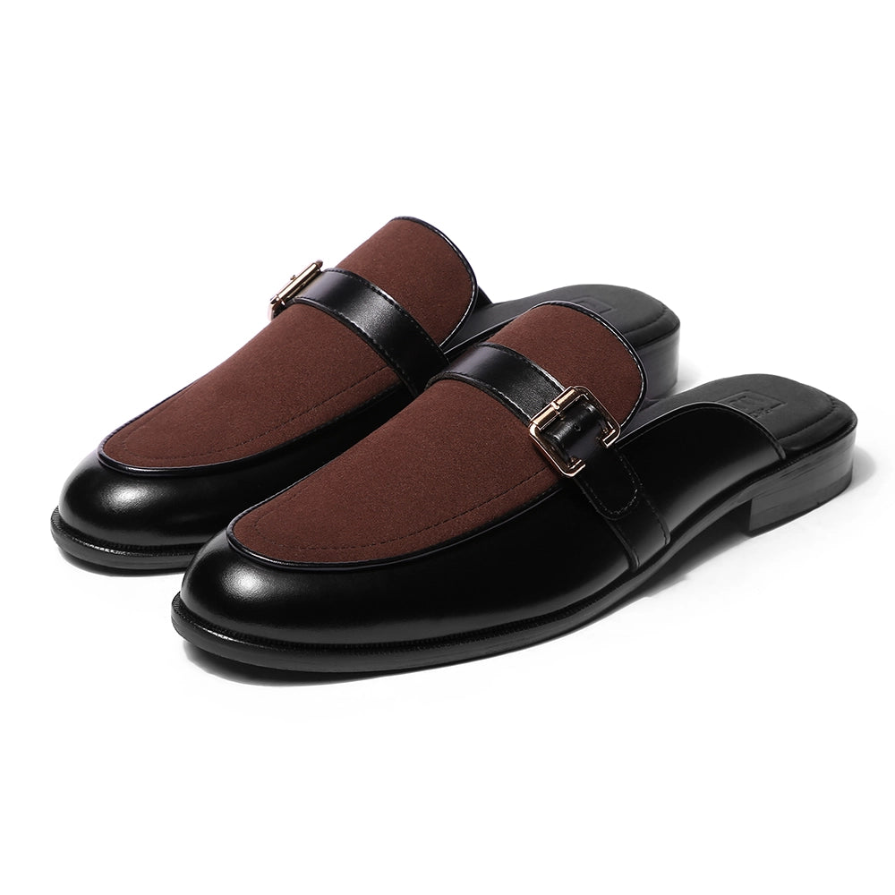Duco - Black/Brown Mule