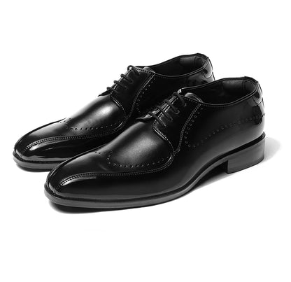 Lovern - Black Patent Derby Laceup