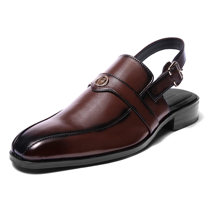 Peshan - Dark Tan Peshawari Sandal