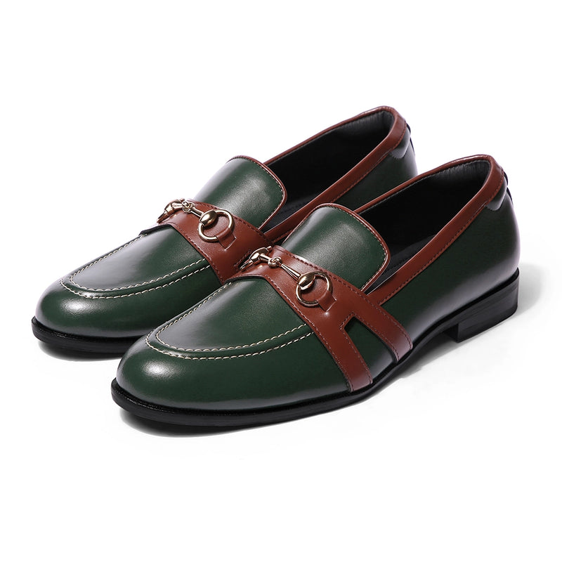 Rivio - Green Horsebit Loafer