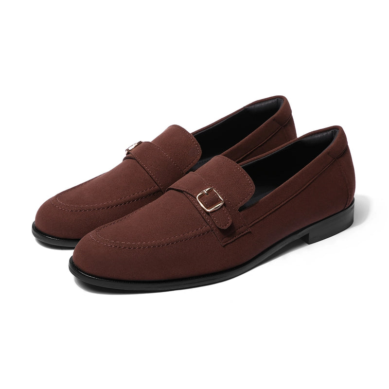 Rubio - Brown Suede Single Monk