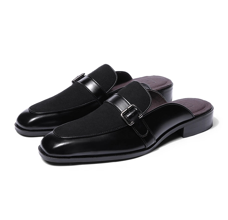 Marlen - Black Suede Mule