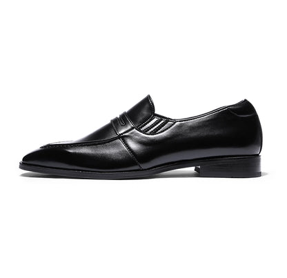 Dayton - Lazyman Black Penny Loafers