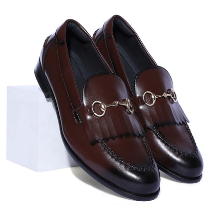 Gustoso 2.0 Dark Tan Horsebit Loafers