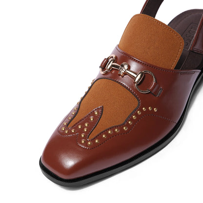 Amer - Tan Rivet Sandal