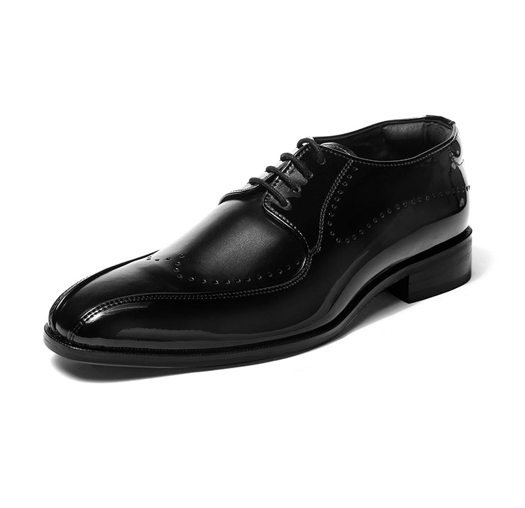 Lovern - Black Patent Derby Laceup