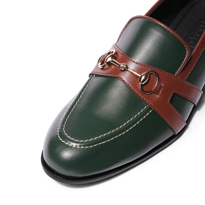 Rivio - Green Horsebit Loafer