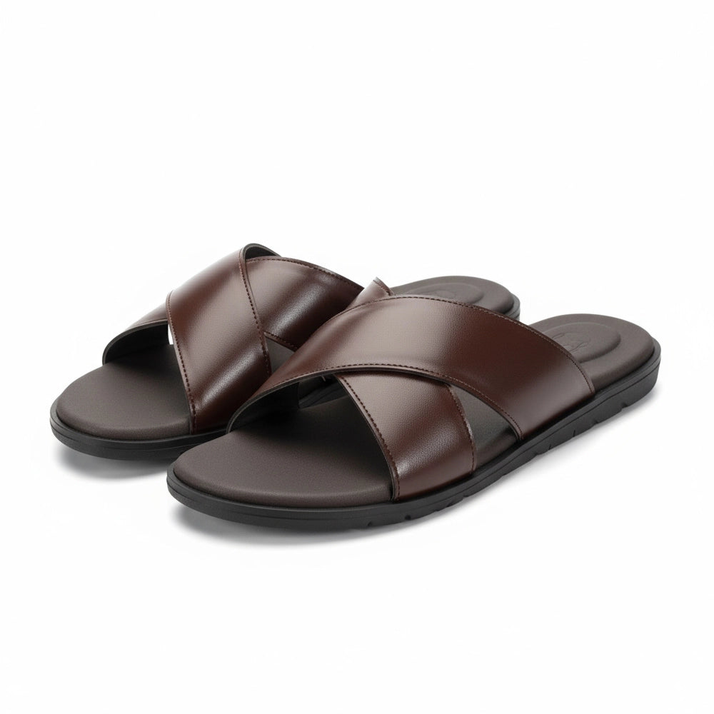 Mirah Dark Tan Chappals