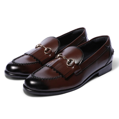 Gustoso 2.0 Dark Tan Horsebit Loafers