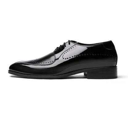 Lovern - Black Patent Derby Laceup