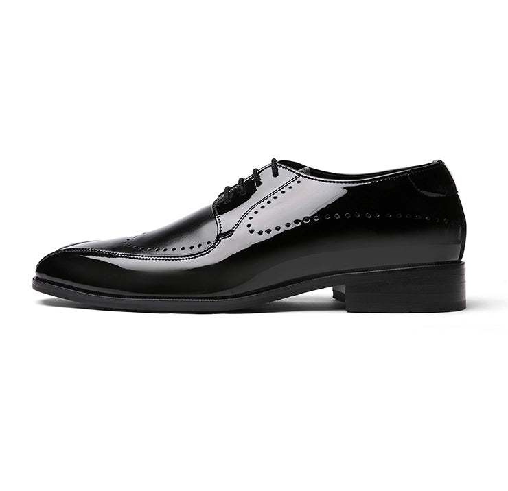 Lovern - Black Patent Derby Laceup