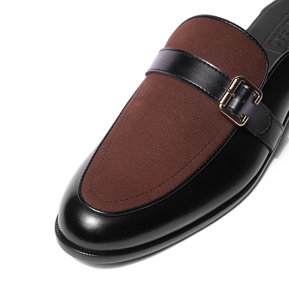 Duco - Black/Brown Mule