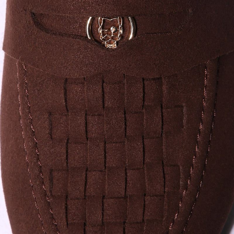 Luigi - Brown Suede Penny Loafer