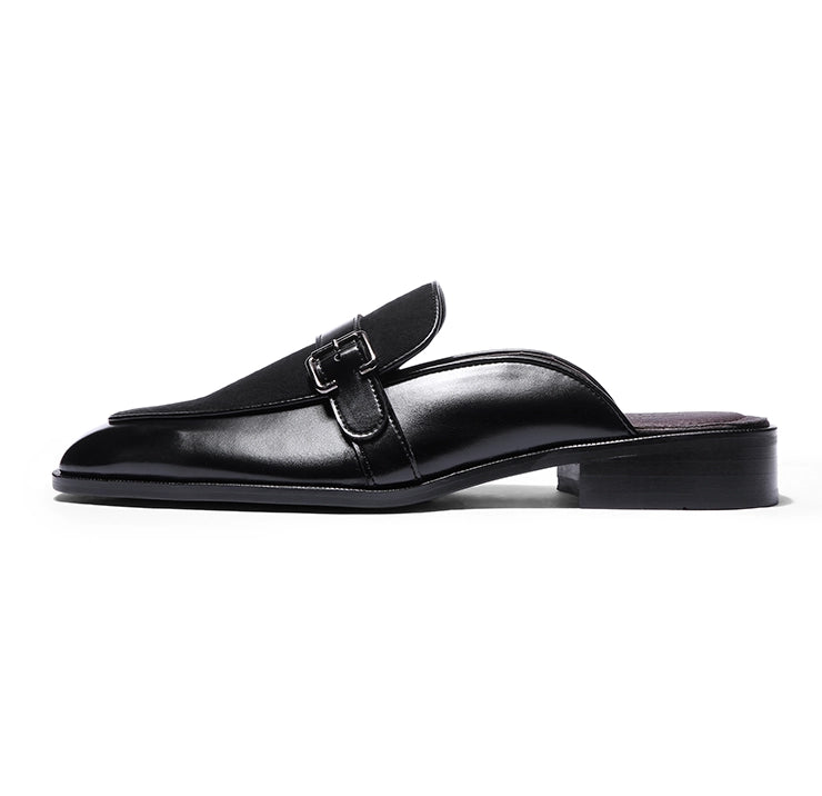 Marlen - Black Suede Mule