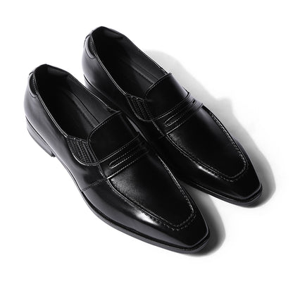 Dayton - Lazyman Black Penny Loafers