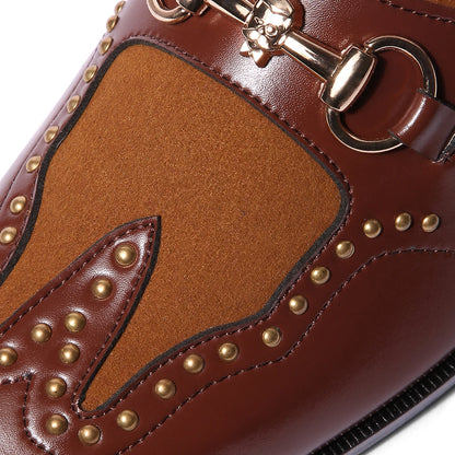 Amer - Tan Rivet Sandal