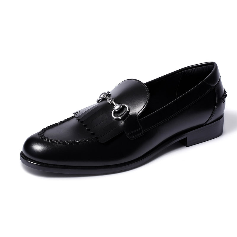 Gustoso 2.0 Black Horsebit Loafers