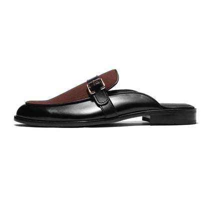 Duco - Black/Brown Mule