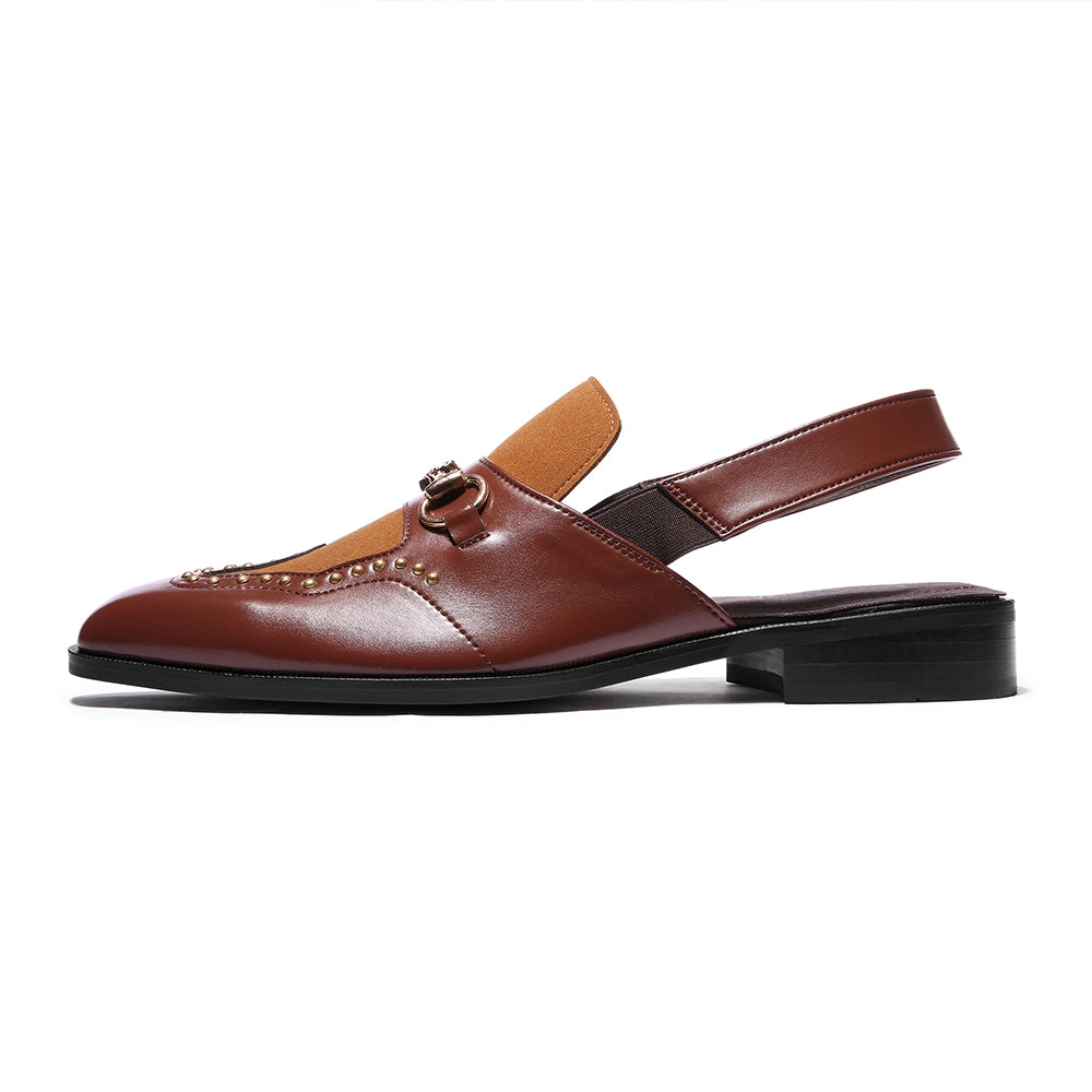 Amer - Tan Rivet Sandal